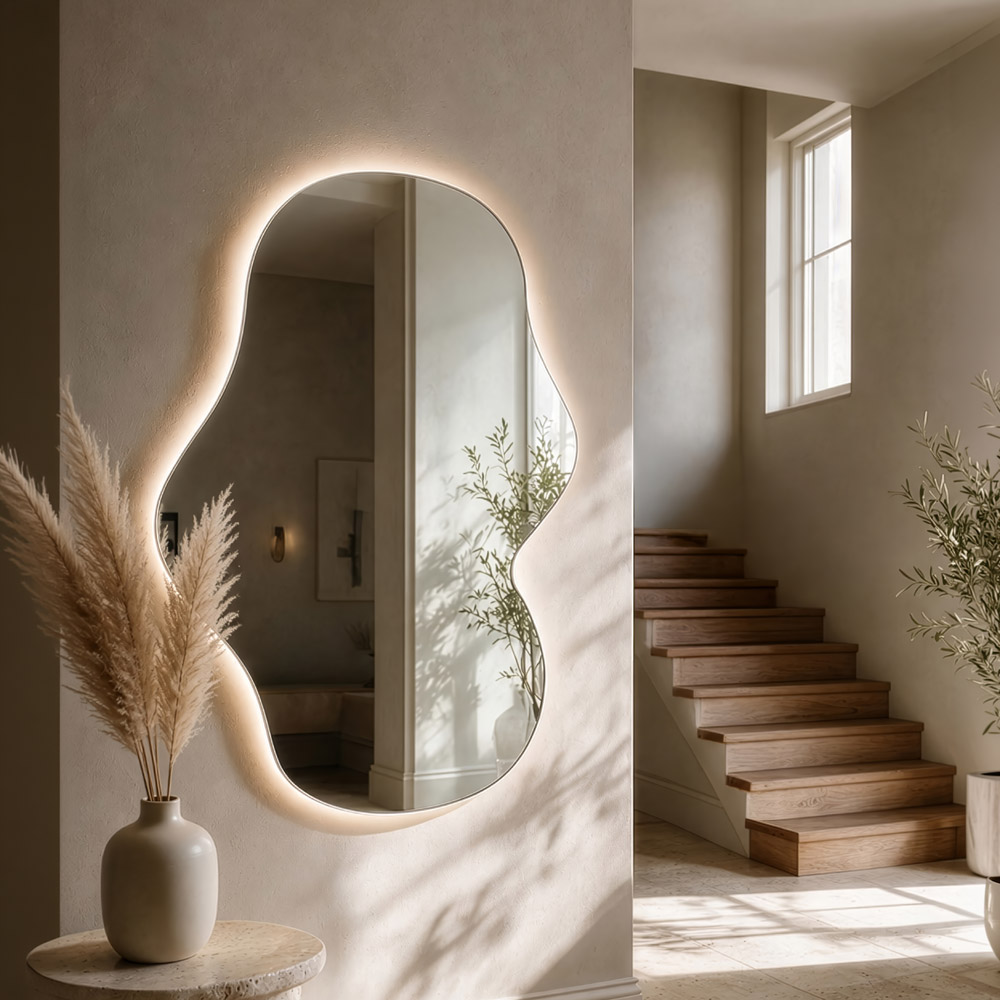LED-Spiegel asymmetrisch LACE