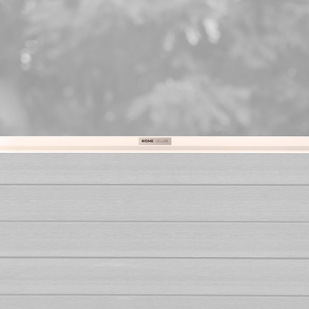 Aluleiste WPC Sichtschutzzaun CALLADO - 170 cm