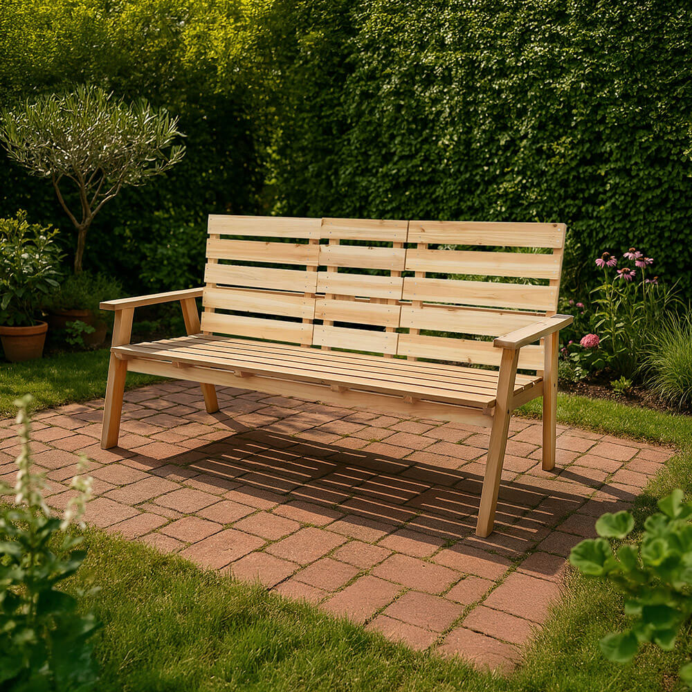 Gartenbank aus Holz REYA