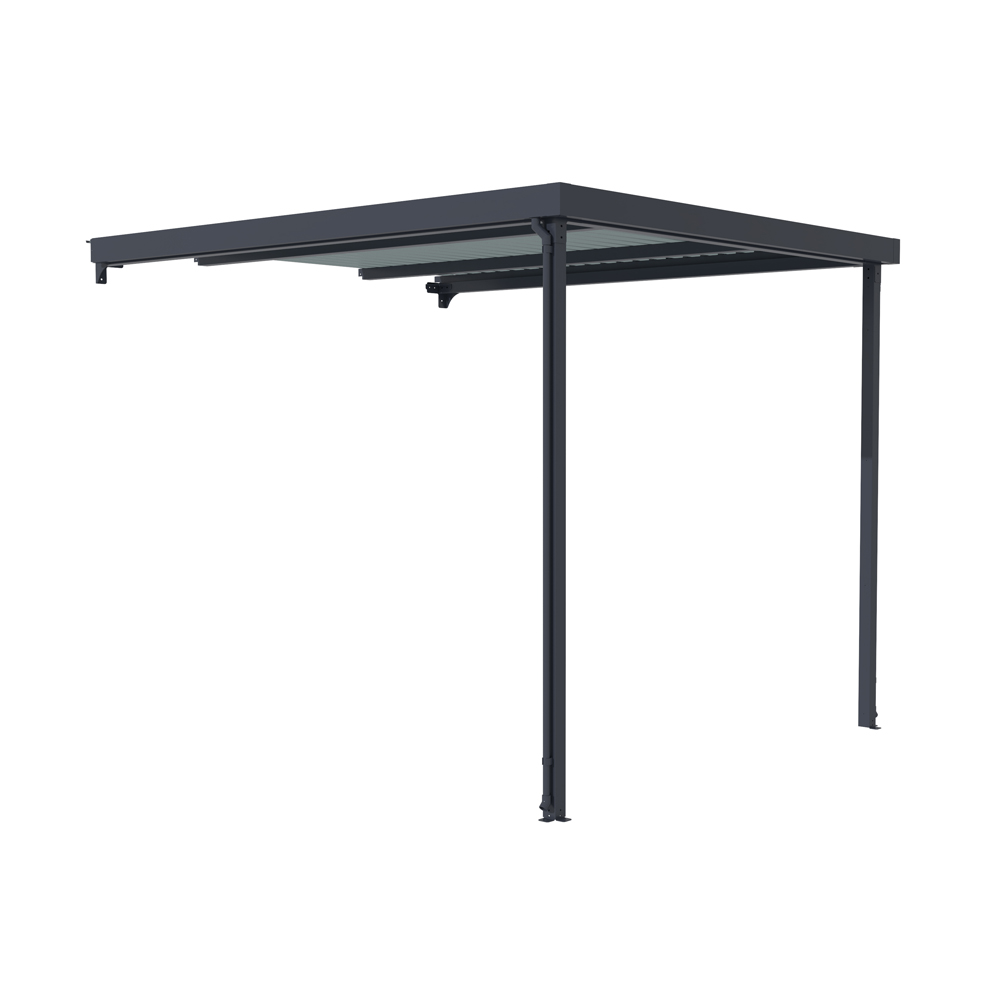 Abri de jardin avec auvent LEVANTO 2