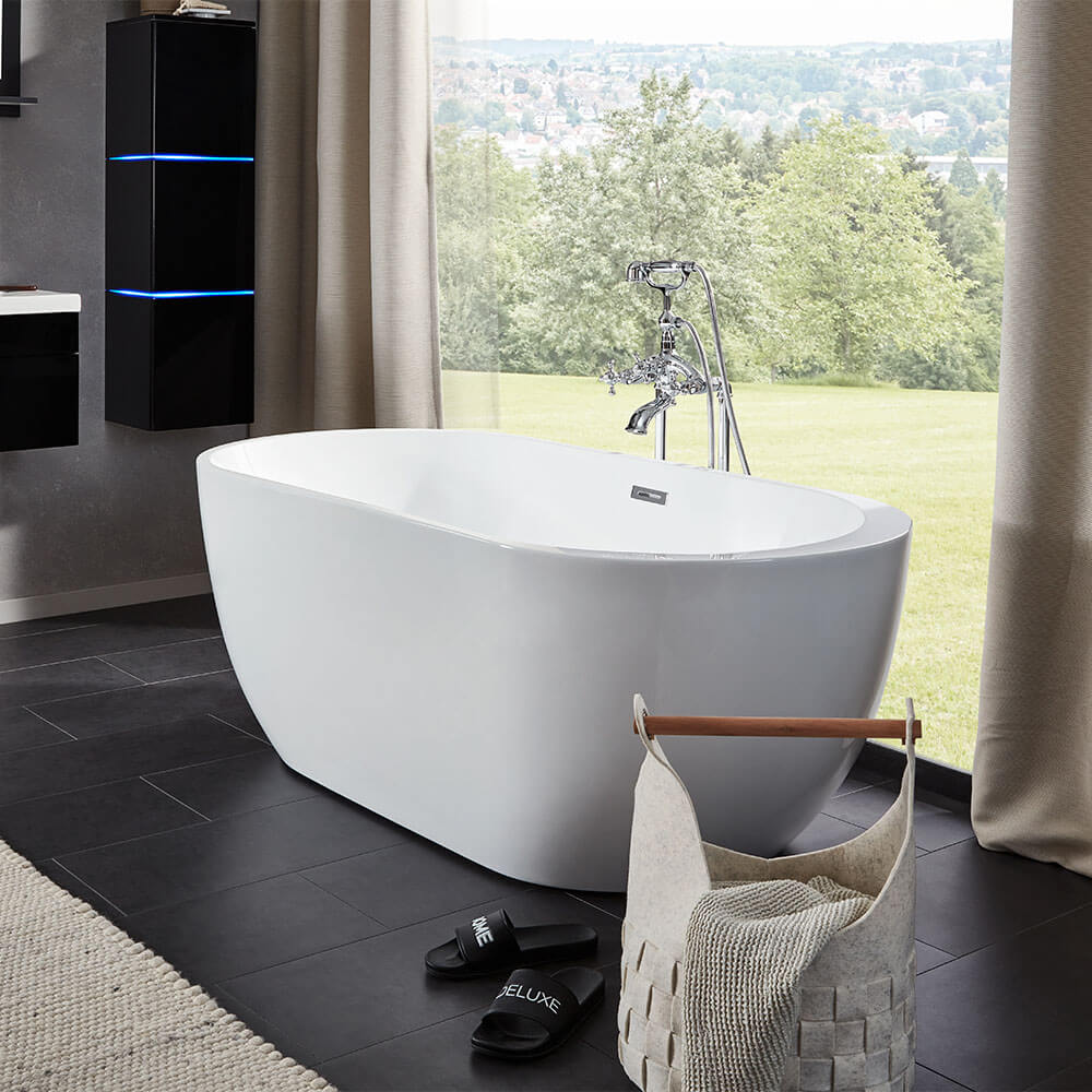 Freistehende Badewanne CODO - Weiß