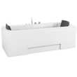 TroniTechnik Whirlpool Badewanne IOS 170cm x 75cm inkl. Spülfunktion, Hydromassage und Farblichtherapie