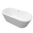 TroniTechnik Freistehende Badewanne Acrylwanne PIPERI