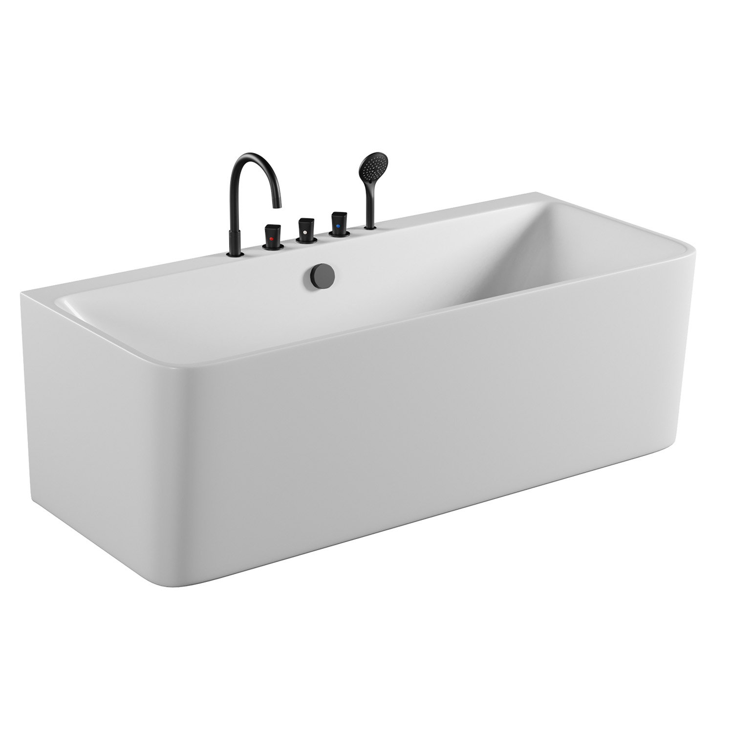 TroniTechnik Badewanne Acrylwanne Standbadewanne SARIA