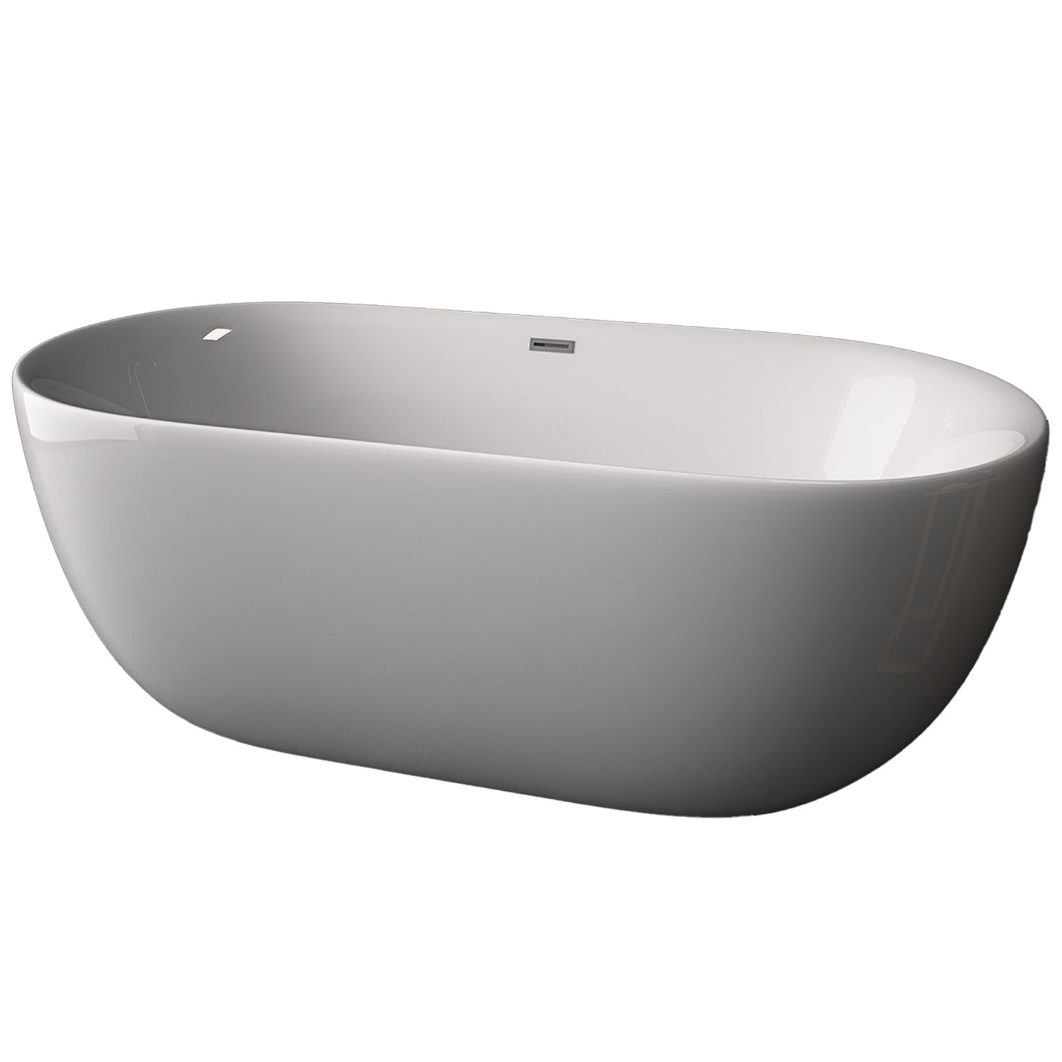 TroniTechnik Freistehende Badewanne Acrylwanne SIFNOS
