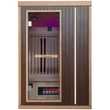 Dewello Infrarotkabine Infrarotsauna MELVILLE 130cm x 105cm inkl. Vollspektrumstrahler, Bodenstrahler