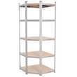 TroniTechnik Schwerlastregal Lagerregal Eckregal Kistenregal mit MDF Platten, verzinkt TT-LR 02 TroniTechnik Schwerlastregal Lagerregal Eckregal Kistenregal mit MDF Platten, verzinkt TT-LR 02