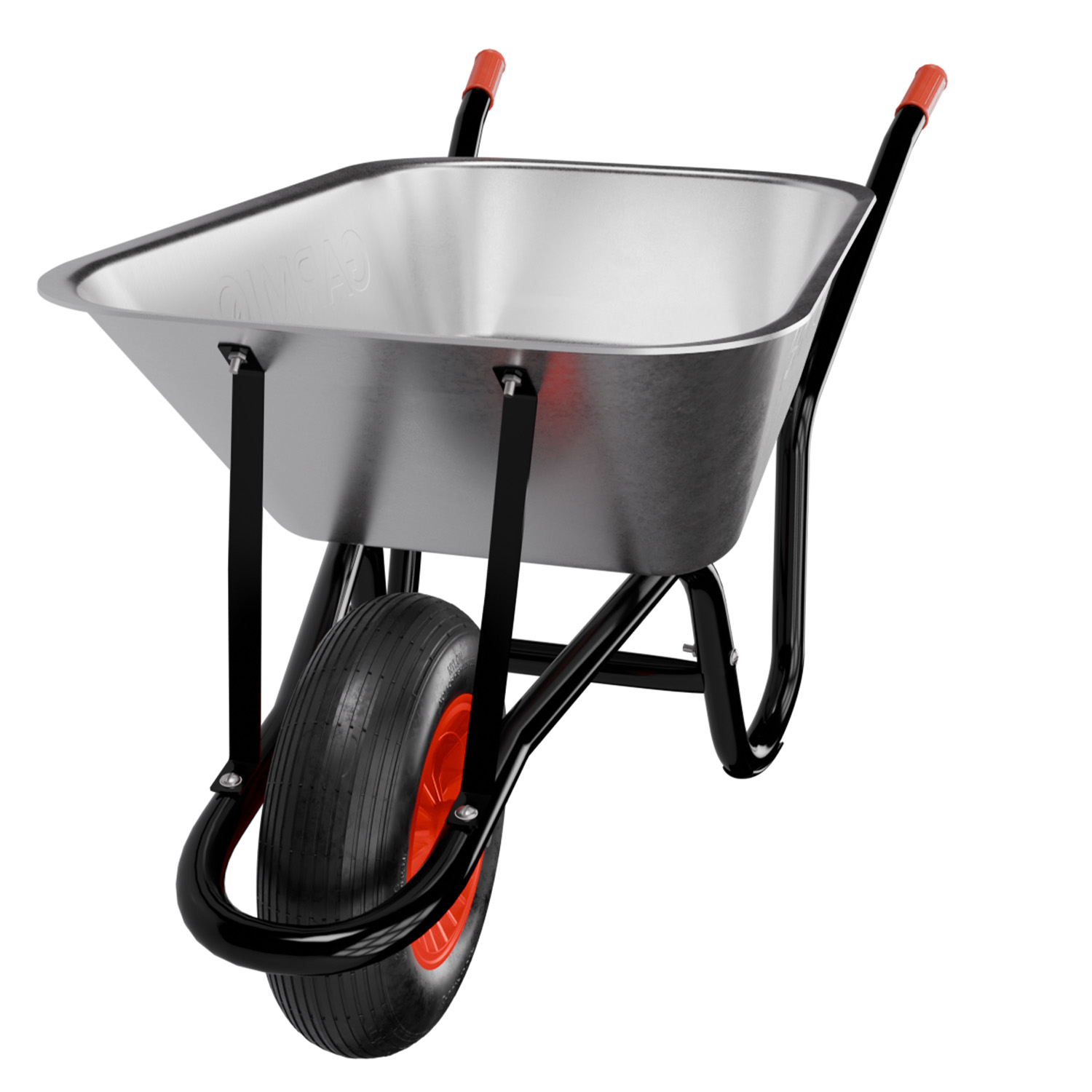 GARMIO® Bauschubkarre Gartenschubkarre Schubkarre Kippwagen 160kg