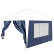 24MOVE® Pavillon Seitenteile SANTOS blau