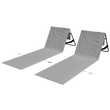 24MOVE® Strandmatte NATAL grau SET (2Stück)
