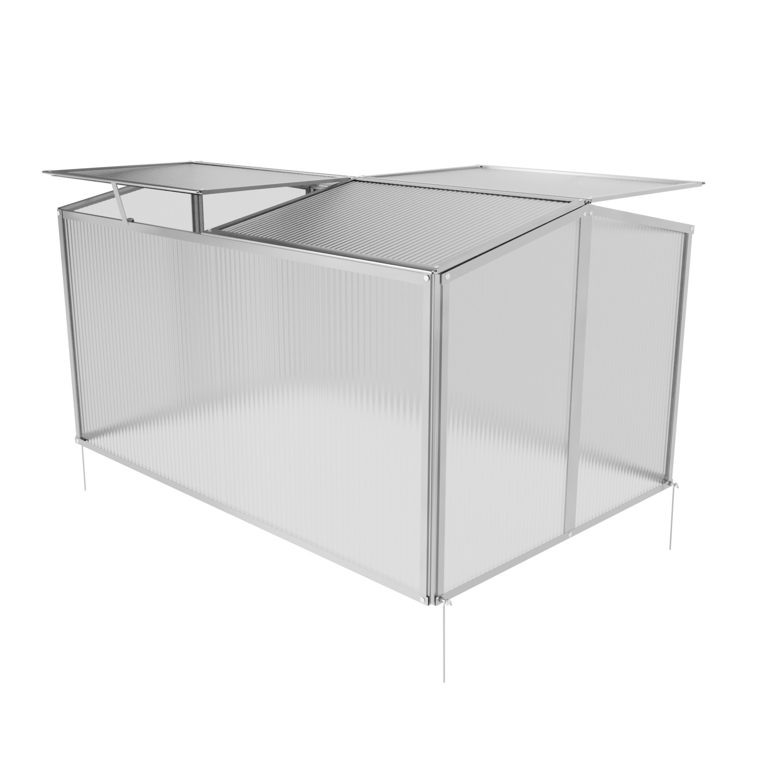 GARMIO® Frühbeet Mini Gewächshaus Protea mit Dachfenster, UV-Schutz
