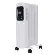 Ölradiator, Elektroheizung TT-OR 307 in weiß mit 7 Rippen und 1500 Watt, drei Heizstufen, mit WiFi