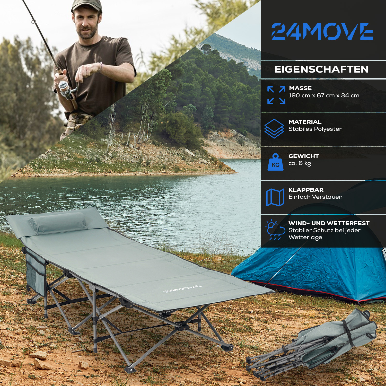 zelt high peak ancona 4 4.0 grau/grün 2022 Campingzelt Sport & Freizeit Category:Hollandrad Size:Default Hannelore im Ruhestand