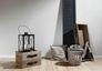 Non-Woven Wallpaper lines structured white gloss 7855-27 5