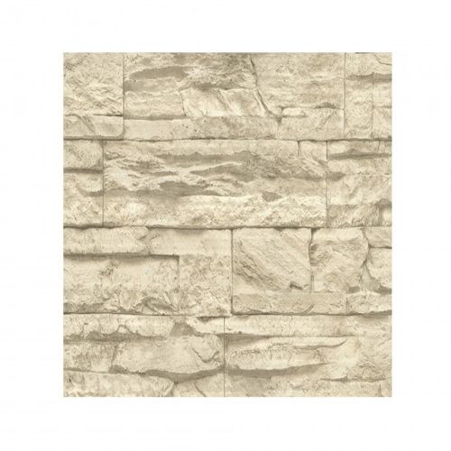 Non-woven wallpaper stone optic in 3 different colours