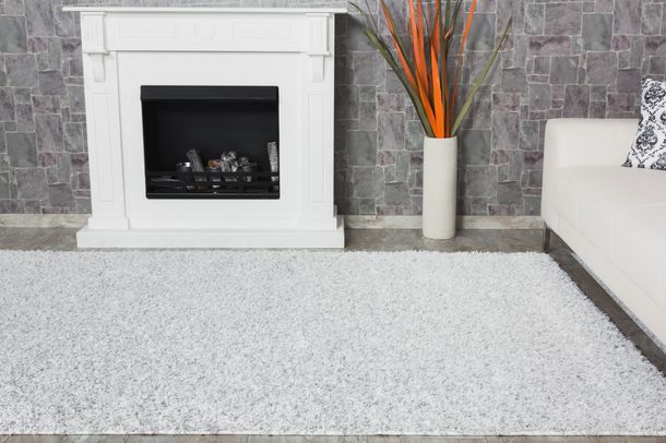Carpet Shaggy Java about 150 cm x 80 cm rug white