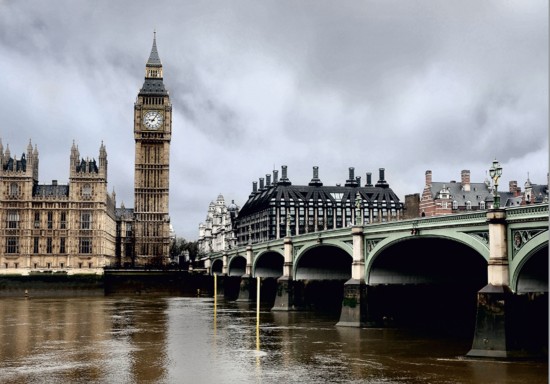 Wall mural wallpaper London Big Ben skyline 3.6m x 2.7m