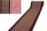 Runner Carnaby 80 cm / 31,45 '' width stripes brown 1