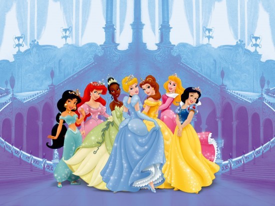 Wallpaper mural Disney princesses kids 360x254cm