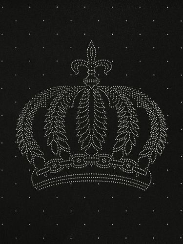 Harald Glööckler wallpaper panel anthracite crown 52709