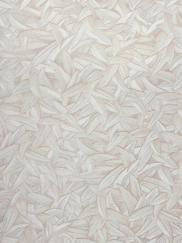 Harald Glööckler wallpaper white leaves plumes 52502 