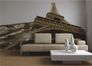 Mural wallpaper Eiffel tower sepia photo 360 cm x 254 cm 2