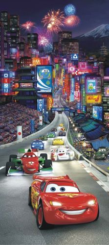Door wallpaper Wall mural Disney Cars 2 90cmx202cm