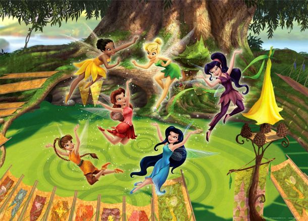 XXL Poster Disney Tinkerbell Fairies 160 cm x 115 cm