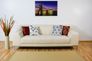Canvas print Picture 60x90 bridge Skyline by night 3