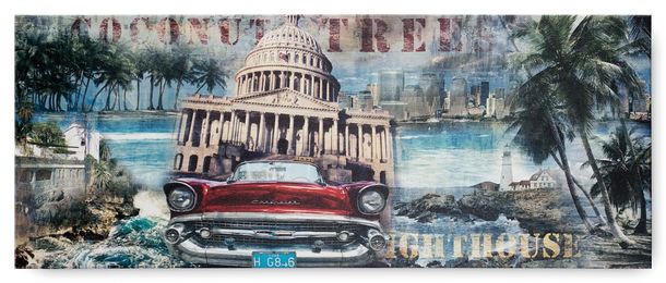 Picture canvas palm coast Washington Chevrolet 40x100 cm