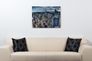 Picture Canvas New York Skyline 3D Empire State 60x80 cm 3