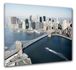 Picture Canvas New York Skyline Brooklyn Bridge 60x80 cm 2