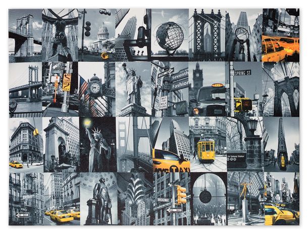 Picture canvas New York USA Golden Gate 60x80 cm