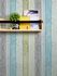Wallpaper wooden style board green blue 8550-77 5