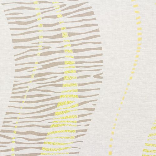 Marburg non-woven wallpaper 52874 stripes retro white green