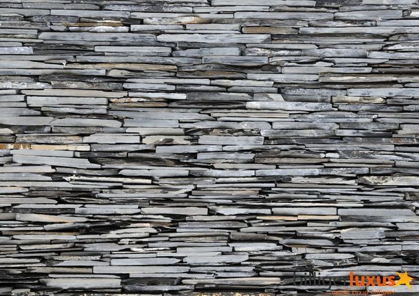 Wall mural stone wall stones grey 360 cm x 254 cm