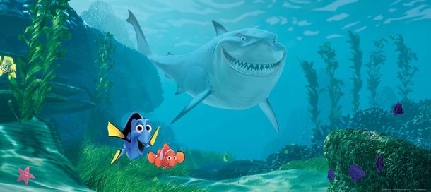Wall mural Finding Nemo Marlin Dorie photo 202 x 90 cm