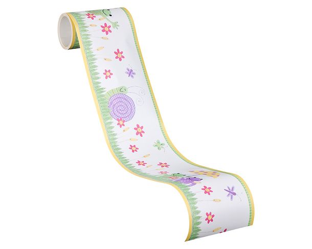 Roll picture Wallpaper Border Kids Frog Snail colourful self-adhesive 9037-16