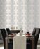 Non-Woven Wallpaper Graham & Brown baroque white silver 4