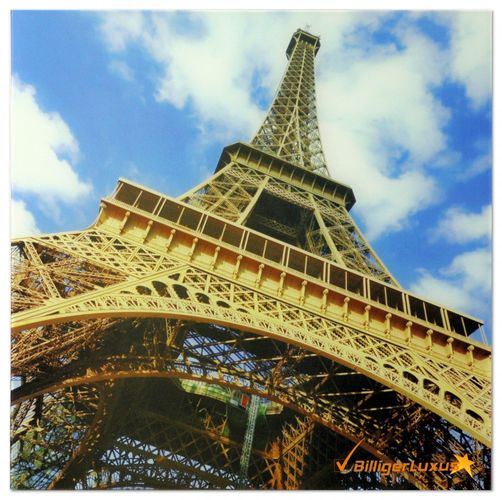 Picture glass picture paris eiffel tower 45x45 cm