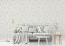 Cottage style wallpaper 93770-1 vines violet green white 13