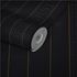 roll image Wallpaper Versace Home stripes greek design black metallic 93524-4 5