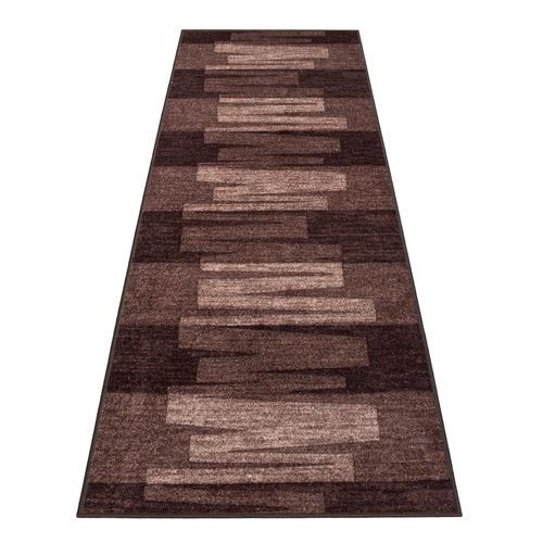 Via Veneto runner bridge carpet rug brown 80 cm width