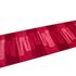 Side view Via Veneto runner bridge carpet rug red 80 cm width 2