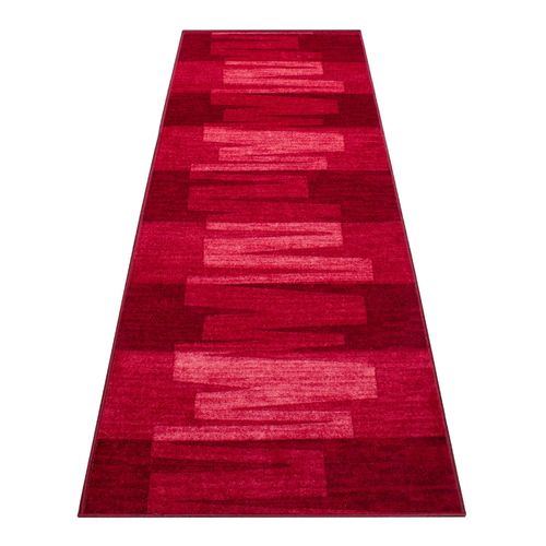 Runner Via Veneto stripes 80 cm 3 colors red