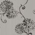 Non-woven wallpaper 067358 flower silvergrey metallic 1