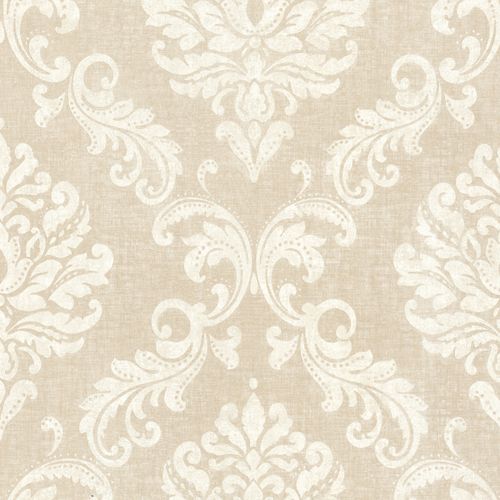 Non-woven wallpaper Rasch Textil 067360 baroque gold cream