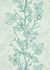 Non-woven wallpaper 5910-19 floral turquoise metallic 1