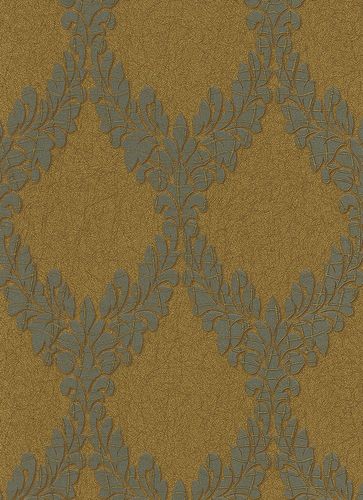 Non-woven wallpaper 5812-11 baroque ornament brown gold
