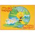 Kids carpet Maya the Bee 95x133 cm yellow green 1